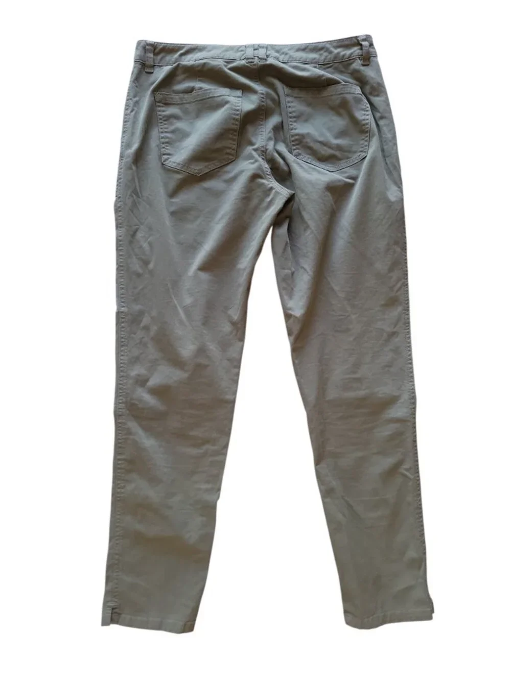 Garnet Hill Green Slim Utility Chino Pant Women's Size 4